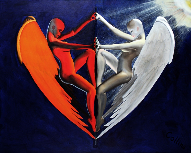 009 'The Struggle Within' 24x30 oil on canvas